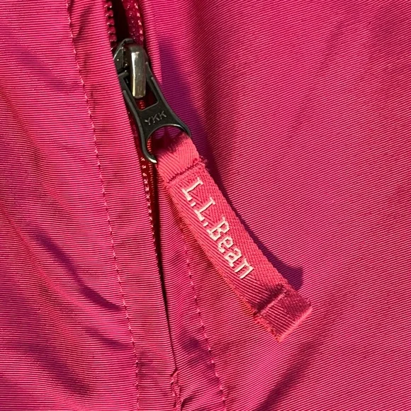 L.L. Bean Ski Snow Pants Bib Girls Youth Size 16 Insulated Pink Reinforced Knees - Picture 10 of 14